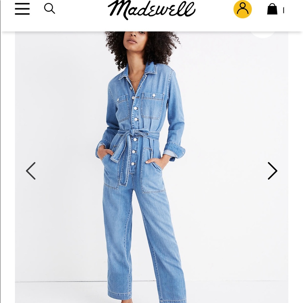 MADEWELL / Tie-Waist Jumpsuit Cosgrove Wash